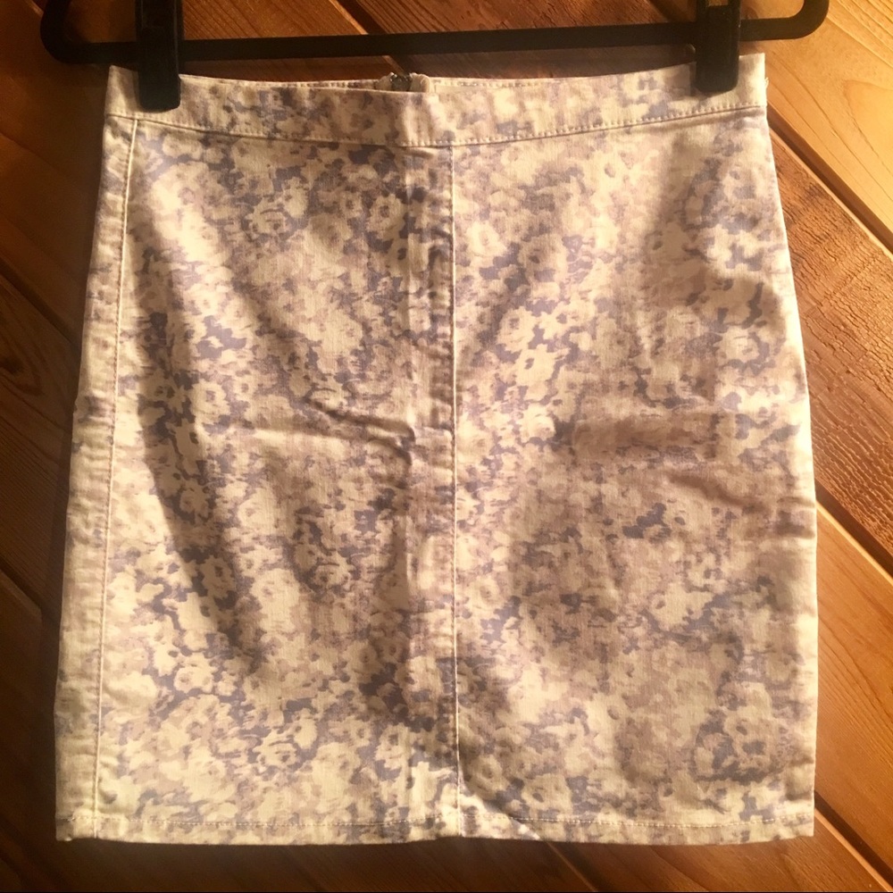 Topshop floral skirt